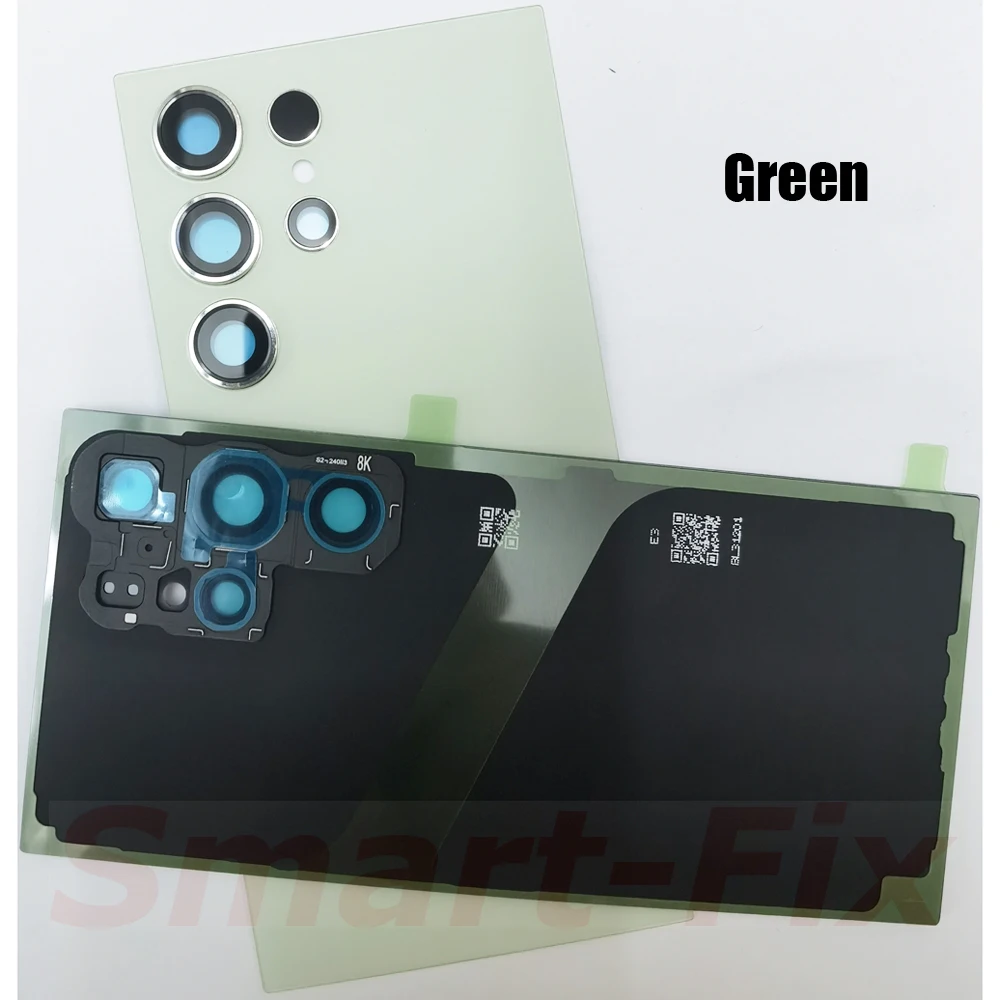 OEM Glass Materials Back Battery Cover Case For SAM-S24 Ultra S24ultra S24U 5G Rear Door Housing Glass Panel Replacement Cover