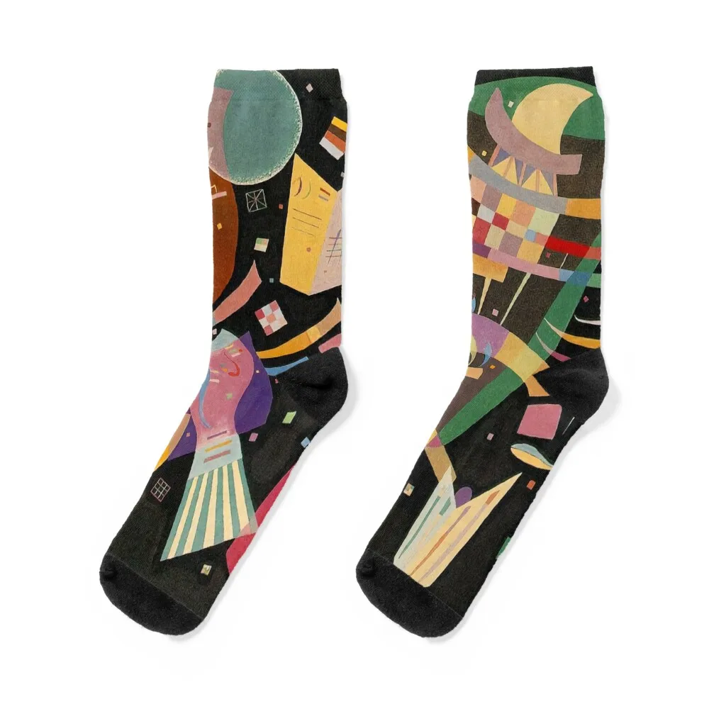 Wassily Kandinsky Socks funny sock winter gifts luxury floral Boy Child Socks Women's