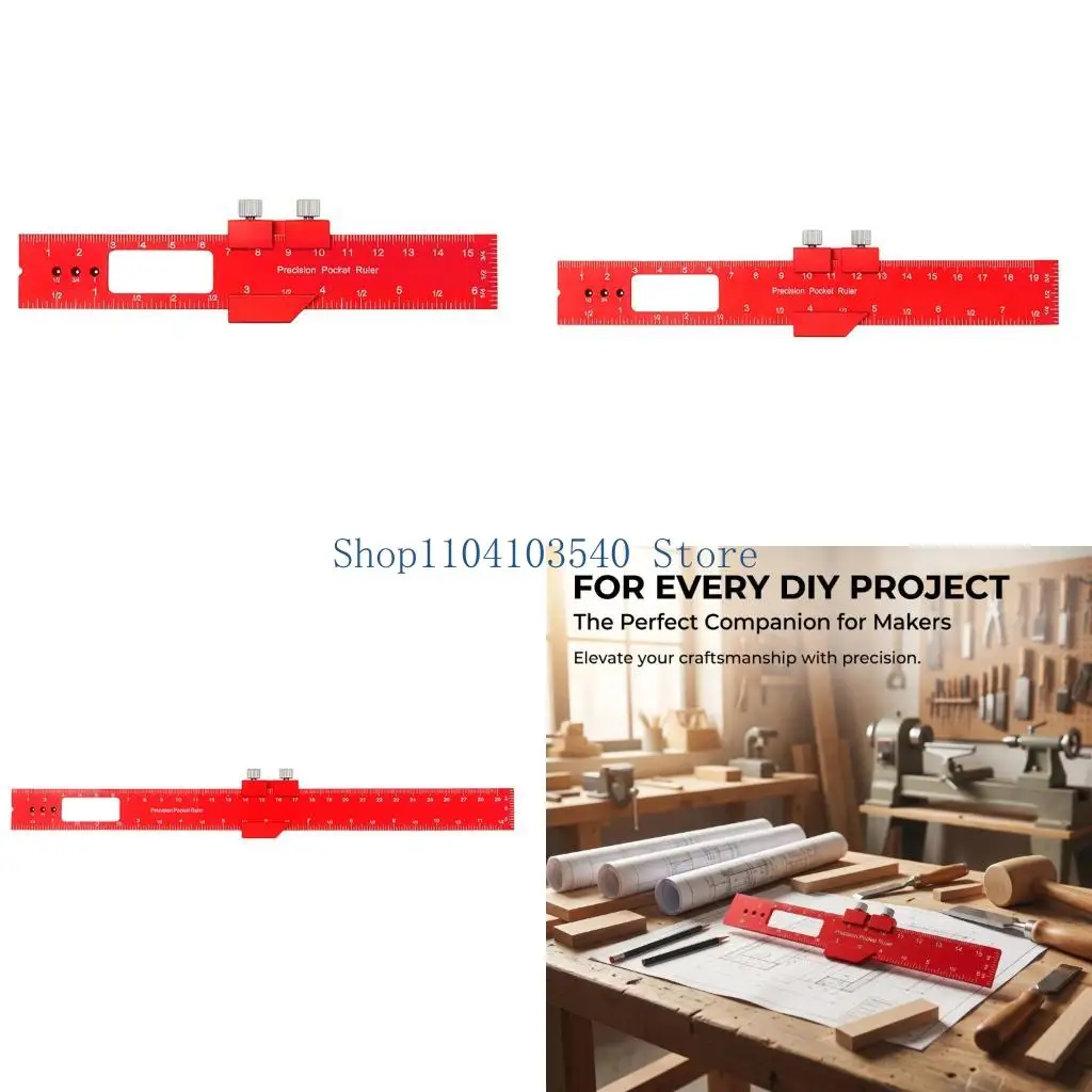 02DC Aluminum Body Marking Tool for Woodworking Position Control Tasks