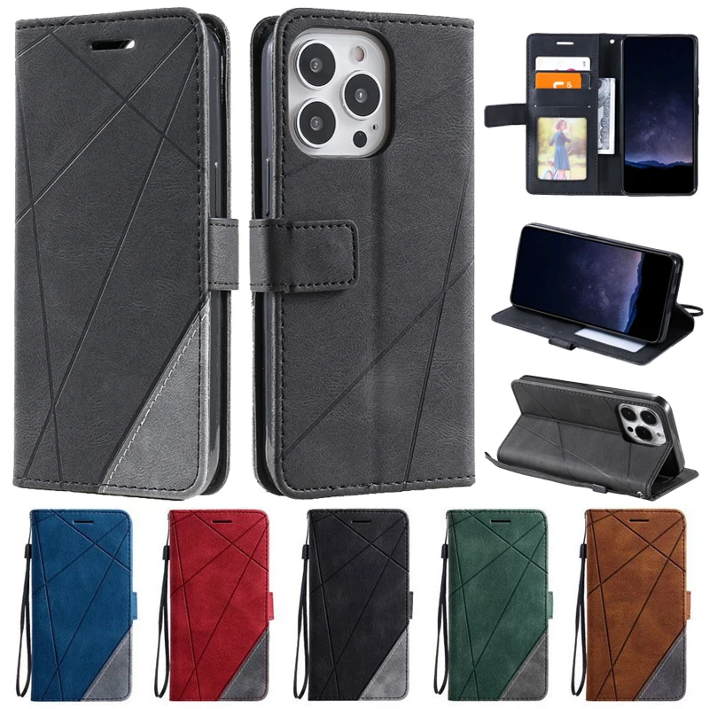 

Чехол-книжка для iPhone 15 Pro Max, кожаный чехол-бумажник для Apple 15 14 Plus iPhone15 14 13 12 11 Pro Max, чехол для телефона