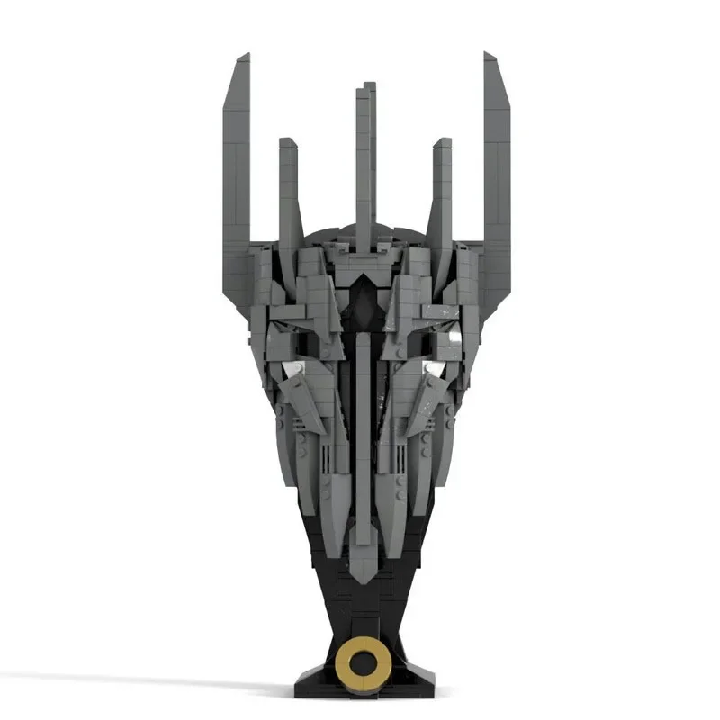 

917PCS MOC Fantasy Movies LOTR Sauron Helmet Series Building Blocks Model Festival Children Gift