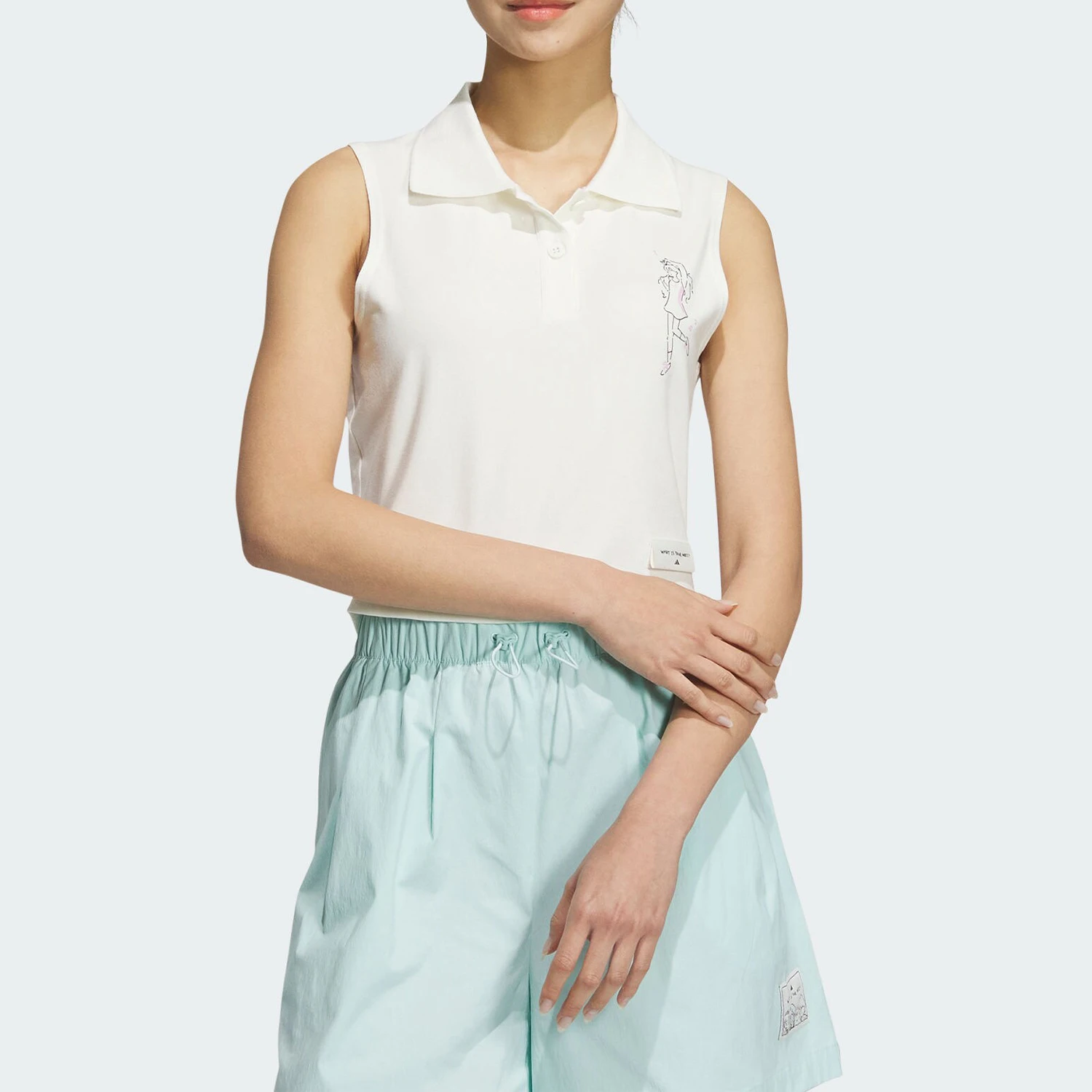 

Adidas Official Genuine New Women's Knitted Fashion Slim Sleeveless Vest JP0722