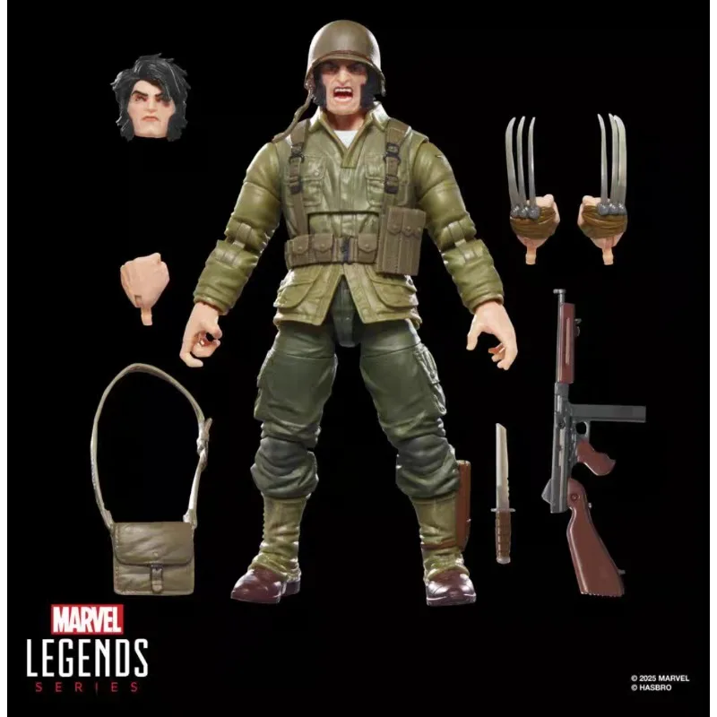 【Preventa noviembre de 2025】 nuevo Original Hasbro Marvel Legends Series WOLVERINE WWII LOGAN figuras de acción de juguete colección de regalos
