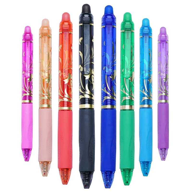 Creative Fruit Flavor Erasable Gel Pens 0.5mm St Tip 8 Colors Art Painting Writing School Office Washable Stationery Supplies