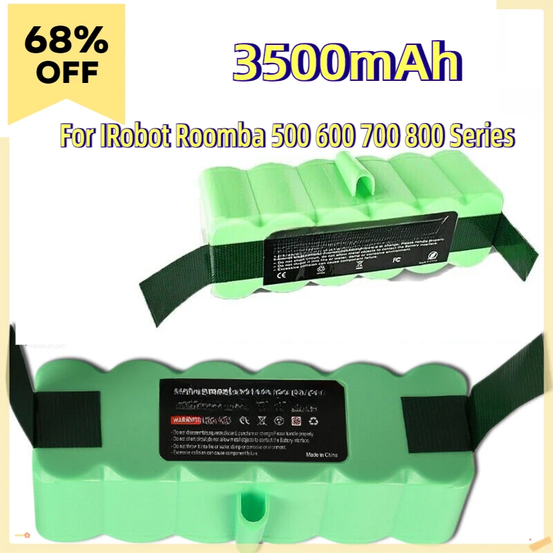 For IRobot Roomba 500 600 700 800 Series 14.4V 3.5Ah Li-ion Battery Replace