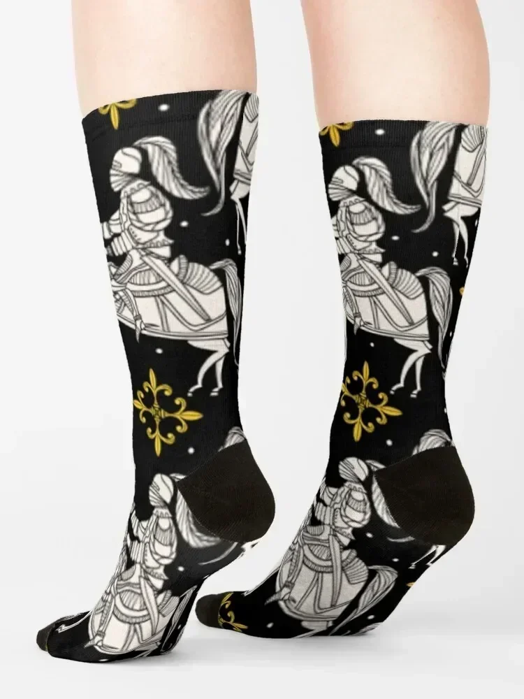 Teutonic Knights medieval warrior Socks cool new in's halloween man Mens Socks Women's