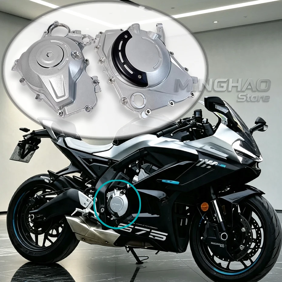 For CFMOTO 675SR 675NK 675 SR NK CF650-10 Motorcycle Original Magneto Side Cover Side Cover Left Right Side Cover