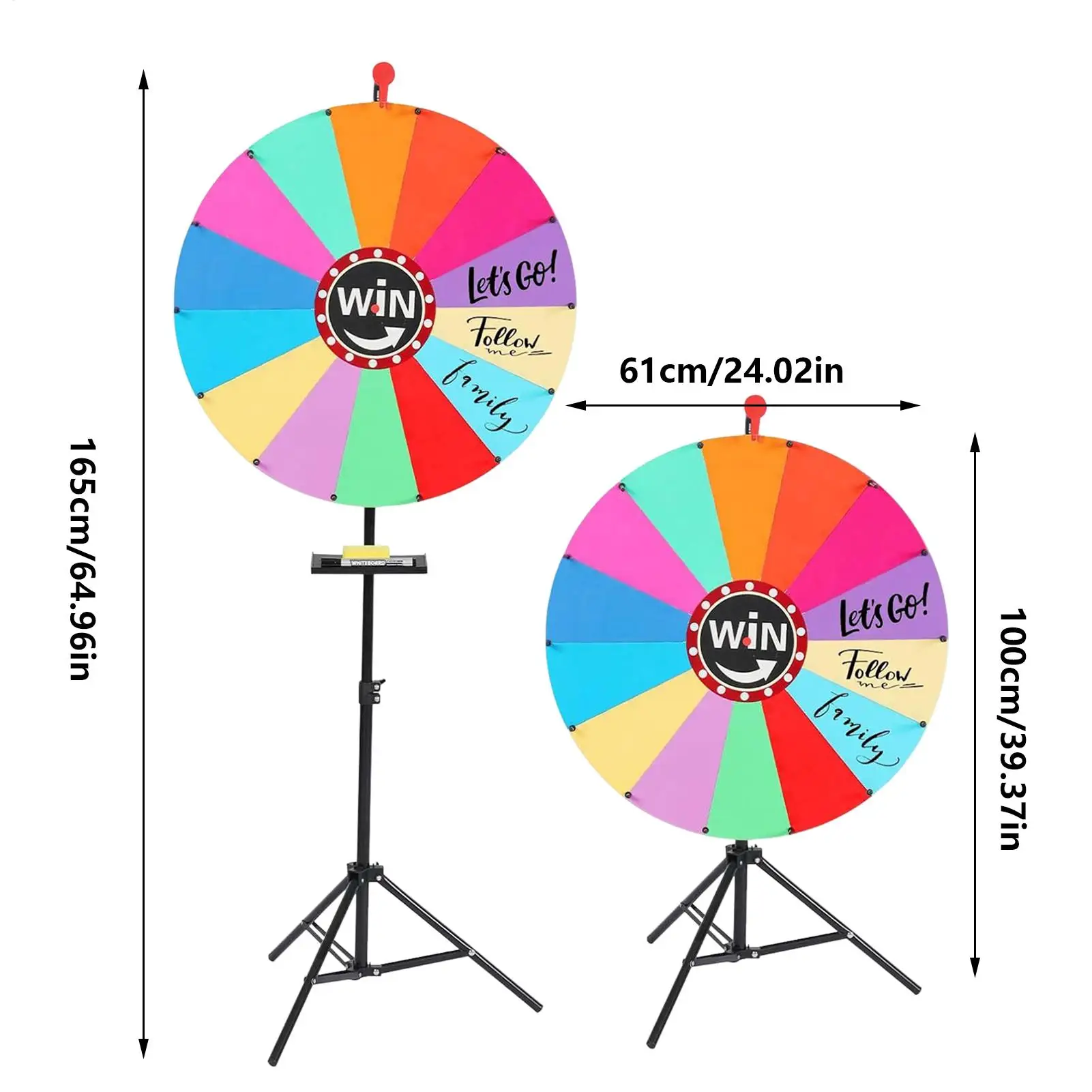 

Вращающееся колесо, регулируемый портативный забавный инструмент, компактное игровое колесо на день рождения, карнавальные игры, классные покупки, мероприятия в помещении и на открытом воздухе