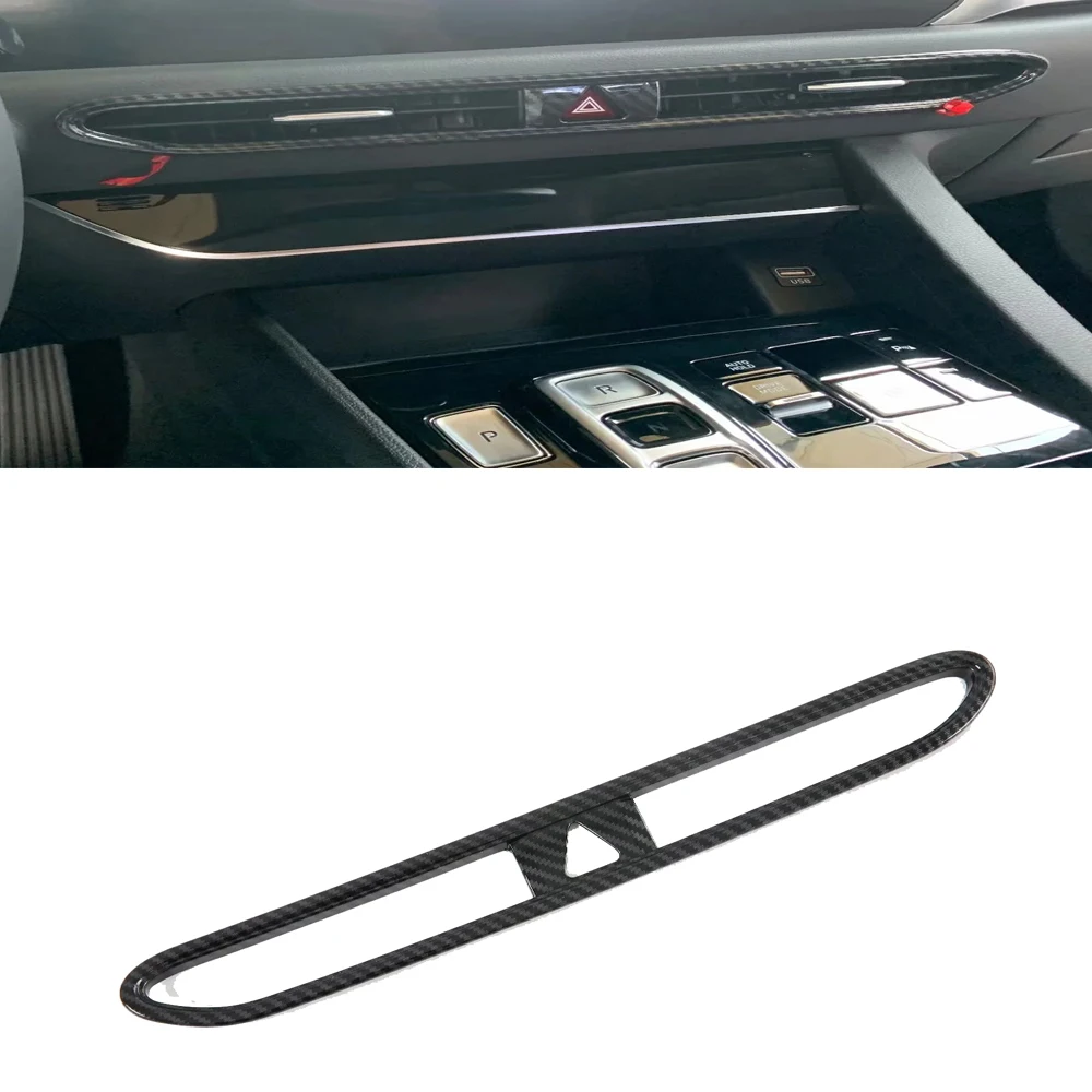 For Hyundai Sonata DN8 2020 2021 2022 Inner Car Windows Control Panel Cover Stickers Moulding Trim Auto Styling Accessories