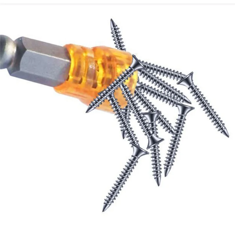A93Z Magnetic Bit 10Pcs Screwdriver Drill Bit With 1/4 Inch Hex Handle Single Head Electric Drill Tool Attachment