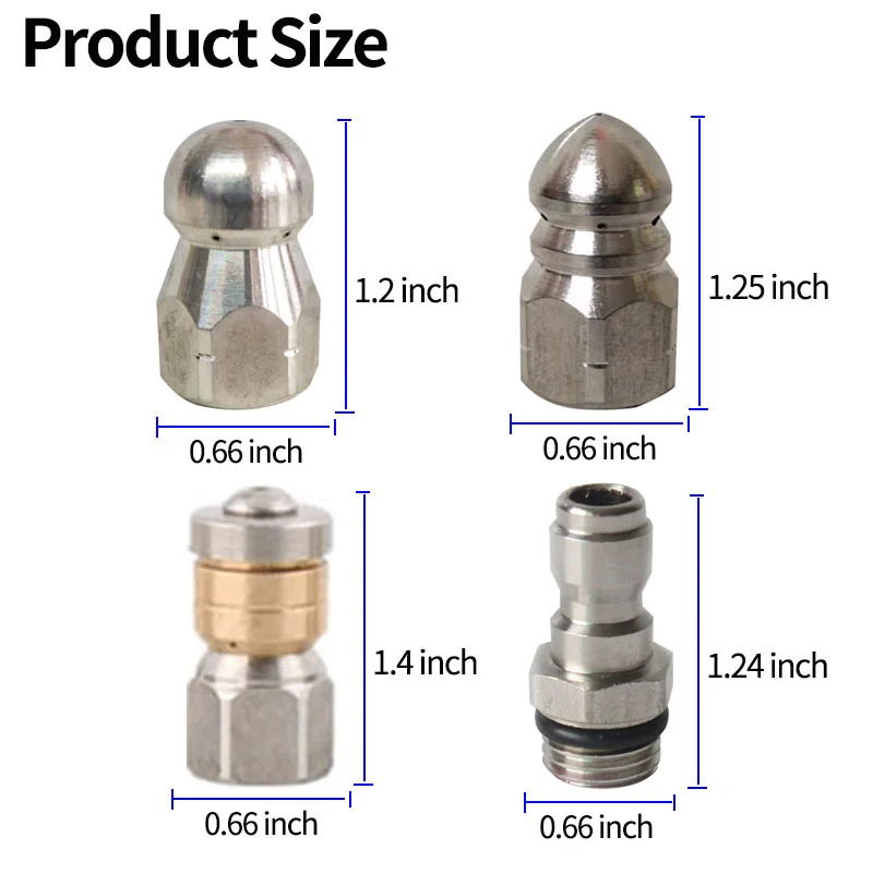 Wasserstrahl Hochdrucks prühdüse Clean channel langlebiges Design Jetnozzle.1/4 Zoll schnell Anschluss