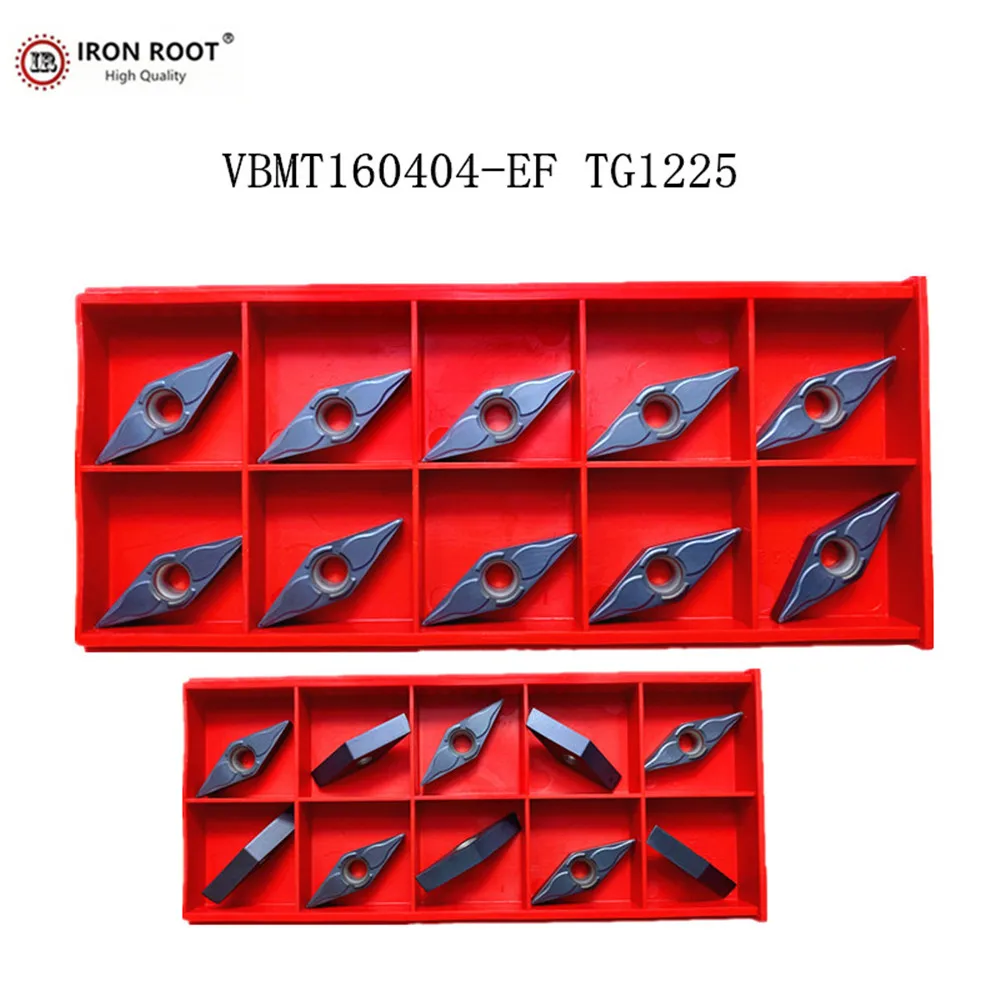 إدراج تحول الحديد VBMT 110304 ، VBMT 160404 ، VBMT 160408 ، TG1225 أداة مخرطة معدنية باستخدام الحاسب الآلي تحول كربيد إدراجات لـ P.M.K لـ SVJBR/L