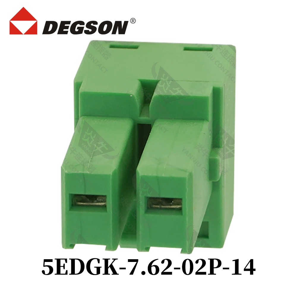 10Pcs DEGSON 5EDGK-7.62-02P-14-00ZH 5EDGKM-7.62-04P Tipo Plugável PCB Terminal Block Conector KF2EDGSK 2P-12P PC4/6-ST Phoenix