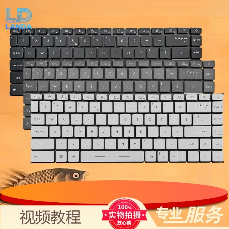 Laptop Replacement Keyboard for Modern 14 B11MOU/15 A10RB MS-14D3 14D2 14D1 1562 Durable Ergonomic Layout Easy Install Typing Ac