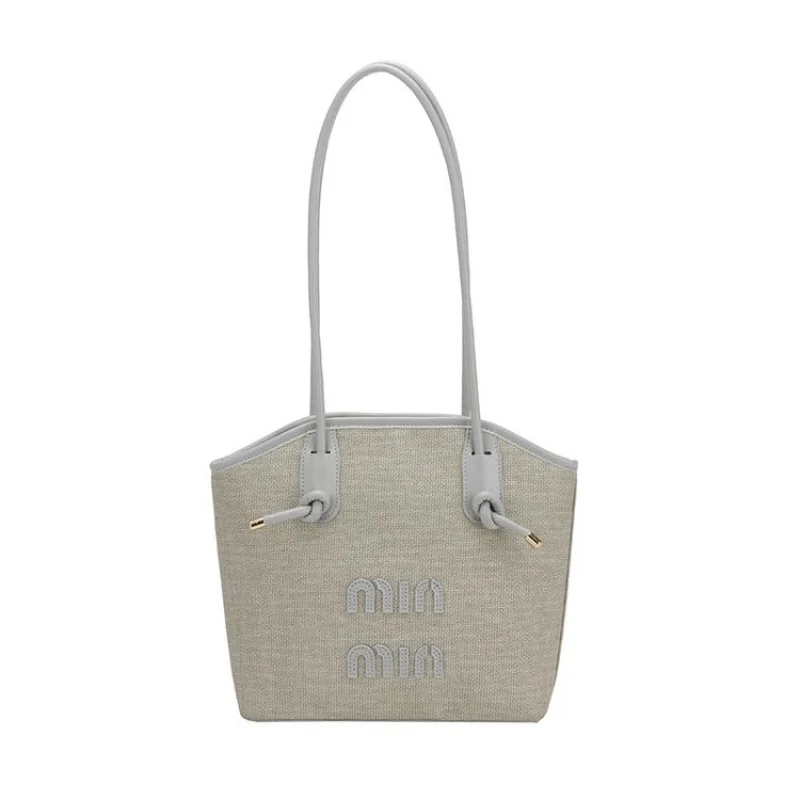 

Fashionable Denim Crossbody Bag Women Breathable Fabric Magnetic Pocket Embroidery Detail Lightweight All-Match Casual Bag​