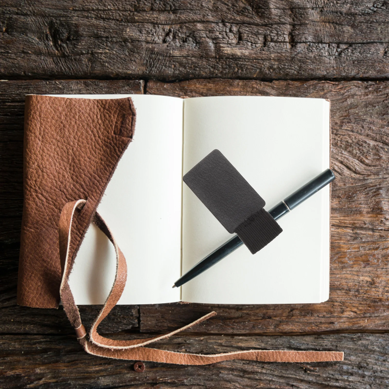 4 Pcs Travel Memories Notebook School Supplies Pen Holder Rectangle Phone Elastic