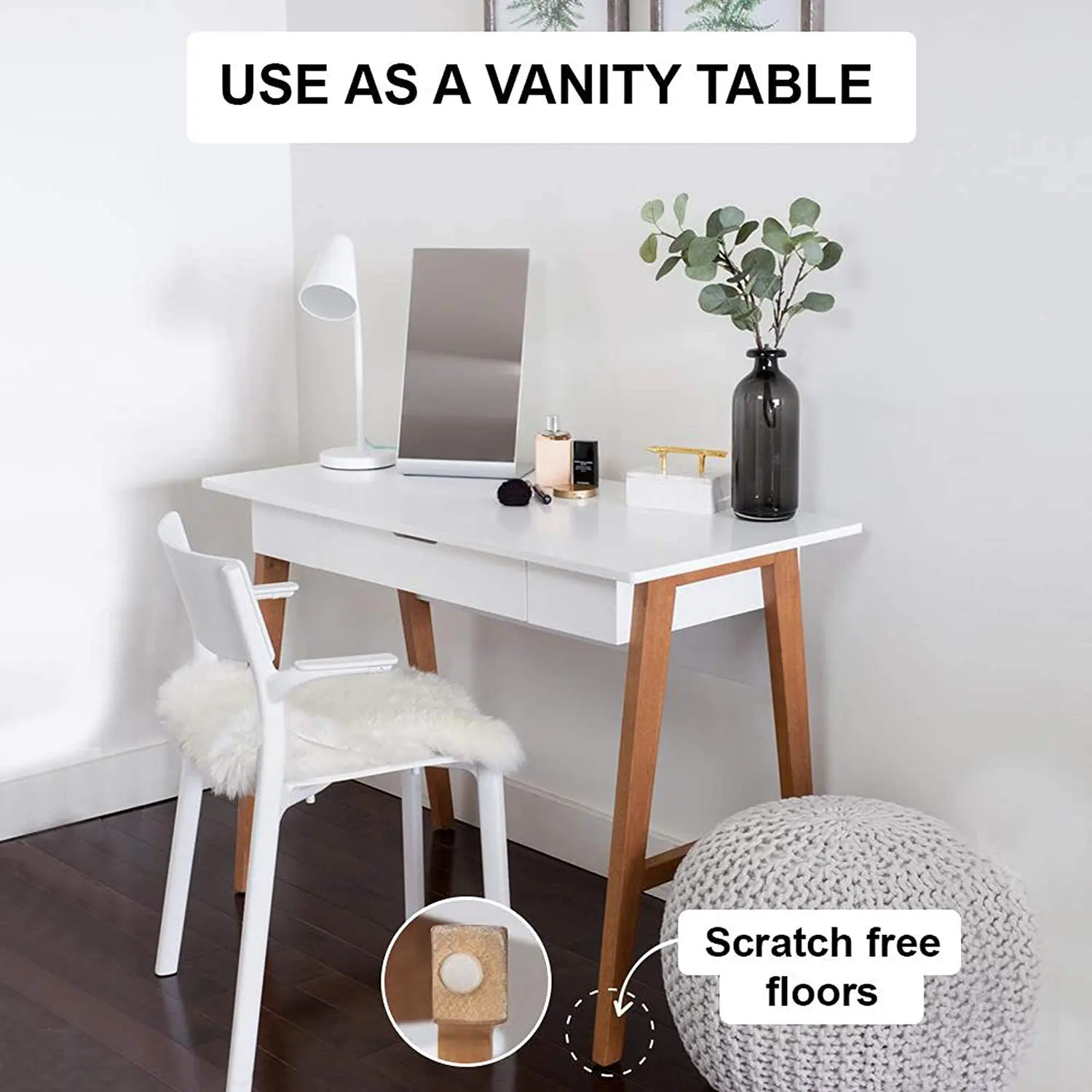 Spot supply modern simple white computer home office computer desk creative