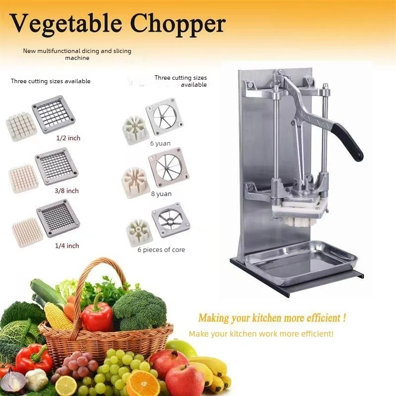 Multifunctional Vegetable Fruit Cutter Potato Chips Maker French Fry Slicer Dicer