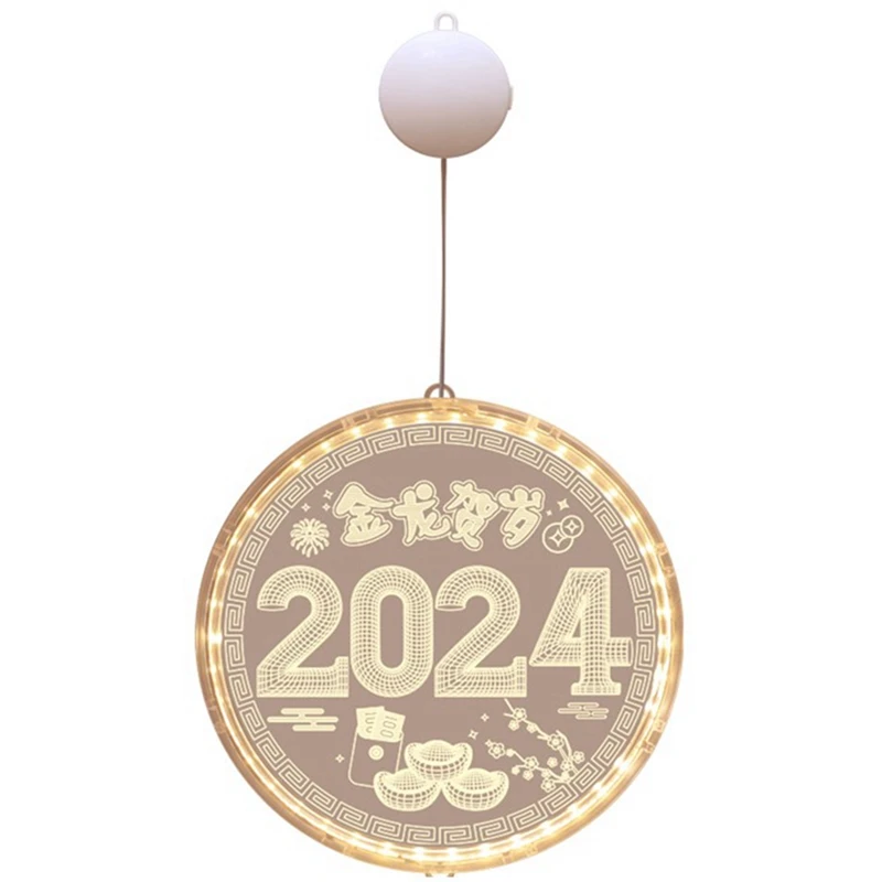 Chinese Lunar New Year Decorations Chinese New Year Festival Lights Strings Hanging Pieces Glowing Ambient Lights Easy Install