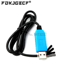 1PCS PL2303 TA USB TTL RS232 Convert Serial Cable PL2303TA Compatible with Win7 Win8 Win10 vista