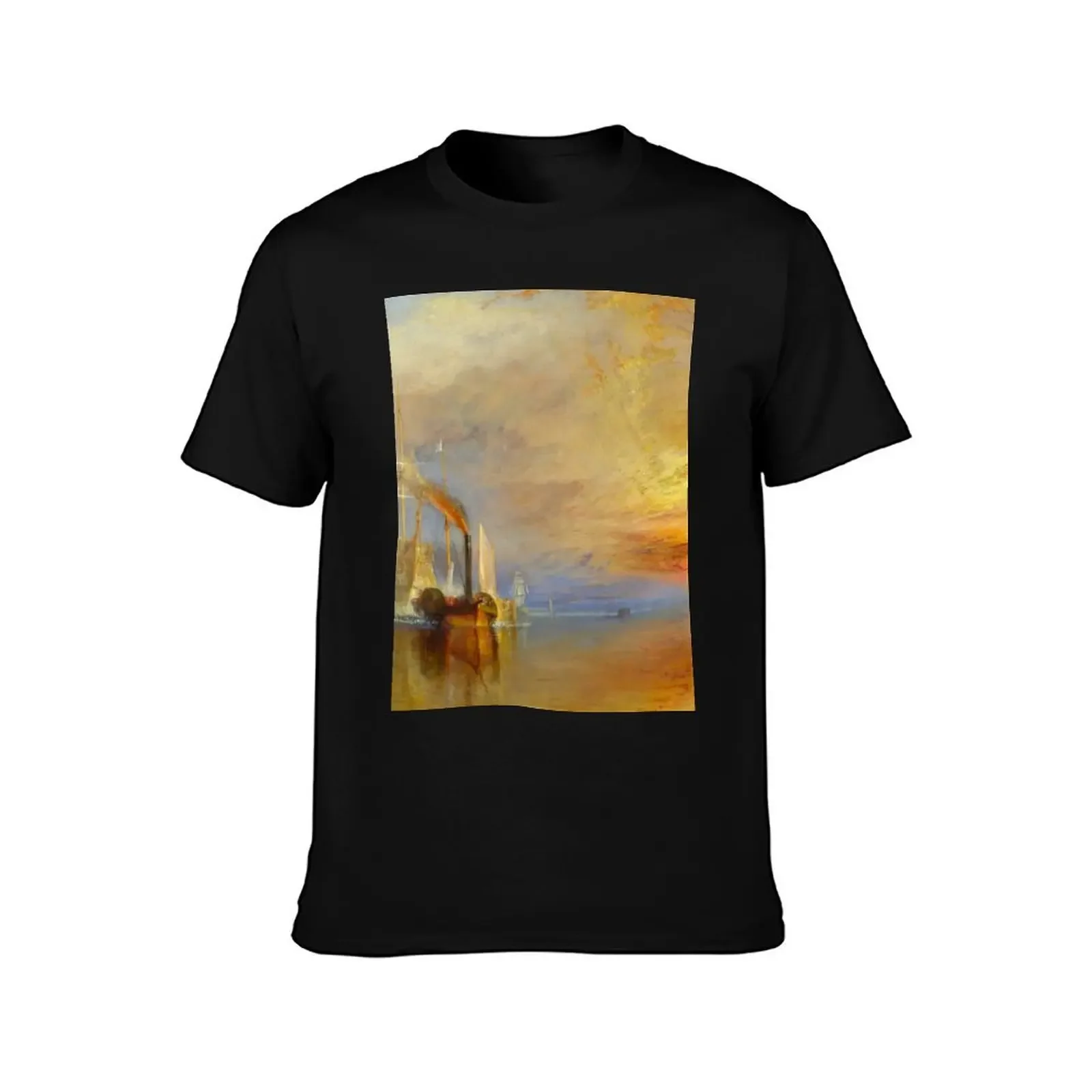 Joseph Mallord William Turner The Fighting Temeraire T-Shirt anime tshirt graphics heavy weight t shirts for men