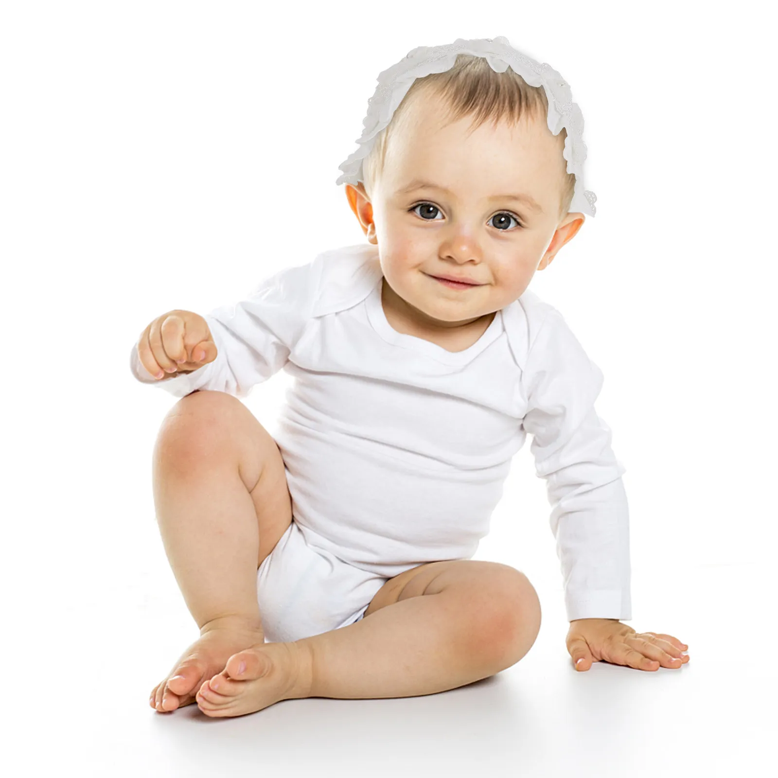 

1 шт. кружевной головной убор для новорожденных, дышащая солнцезащитная шапочка, легкая, складная, для весенне-летних фотосессий, модная