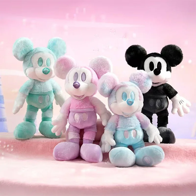 

Disney Sparkling Water Series Mickey Minnie Plush Doll Boy Girl Bed Decoration Learning To Accompany Plush Toys Birthday Gifts