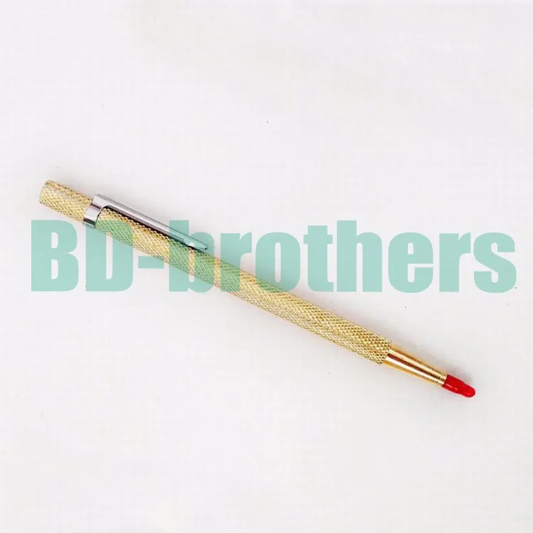 Gold Color Diamond Glass Pen Cutter Lettering Carbide Tipped Scriber for Phone Tablet PC Glass Screen Cutting 2600pcs/lot