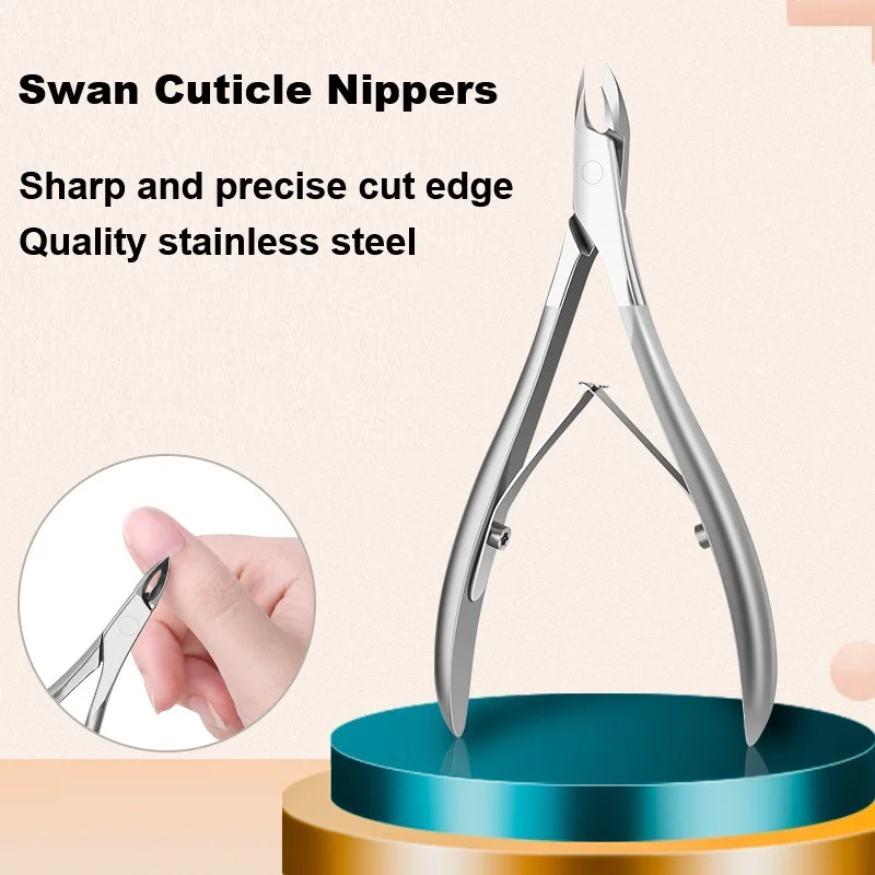 

3-4mm high quality Swan Cuticle nippers professional nail technician tool Manicure scissors Nail Cuticle Trimmer Nippers