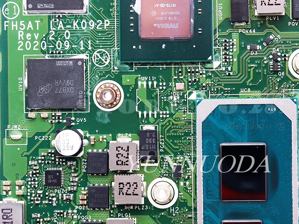 LA-K092P For Acer Aspire A515-56  A515-56G Laptop Motherboard With i5-1135G7  i7-1165G7 CPU 4GB RAM V2G GPU 100% Tested Good