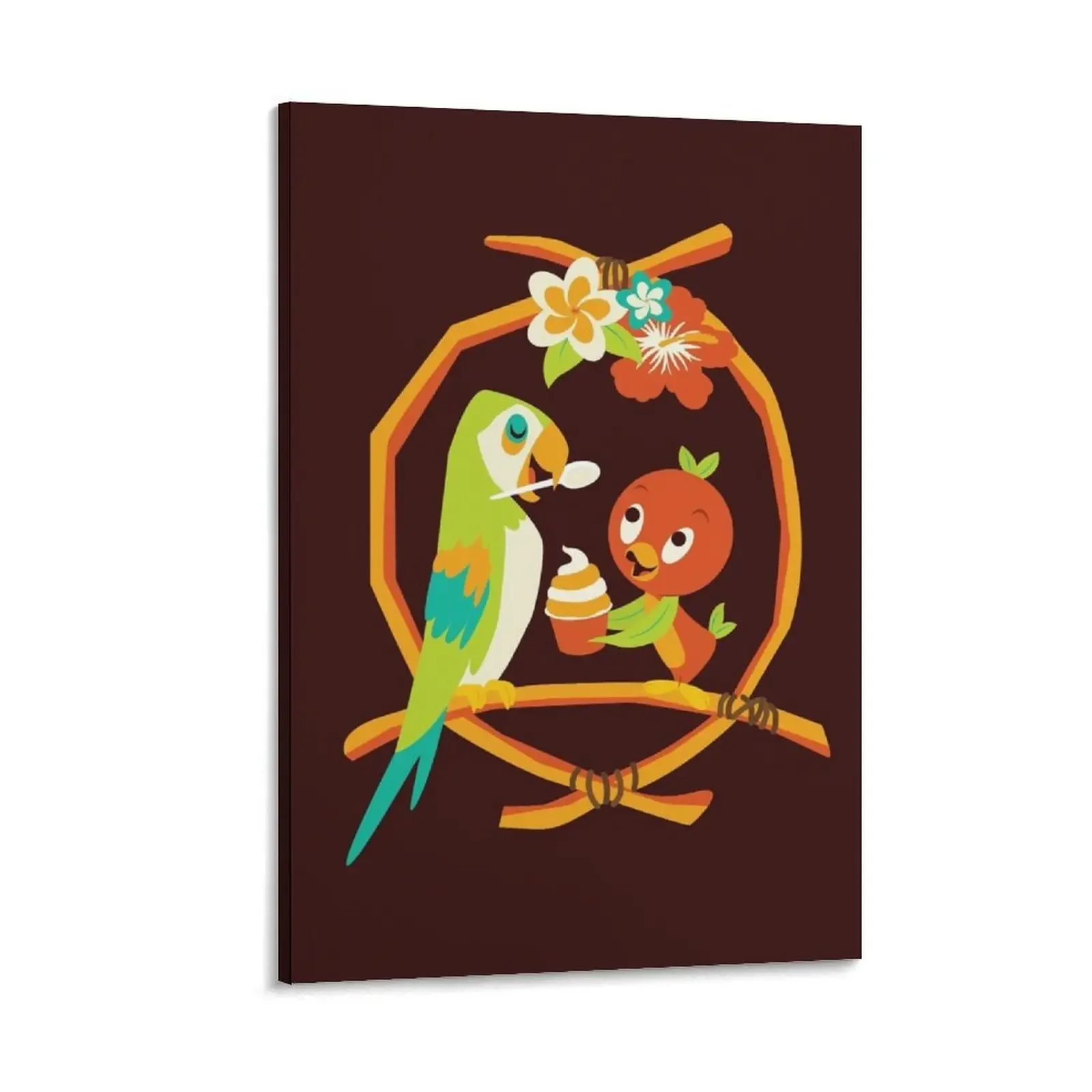 

Sunshine Tree Terrace Canvas Painting poster anime home decor