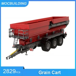 MOC Building Blocks 1:17 Scale Grain Cart & MB Trac 1100 RC Truck Model DIY Assemble Bricks Transportation Creative Toys Gifts