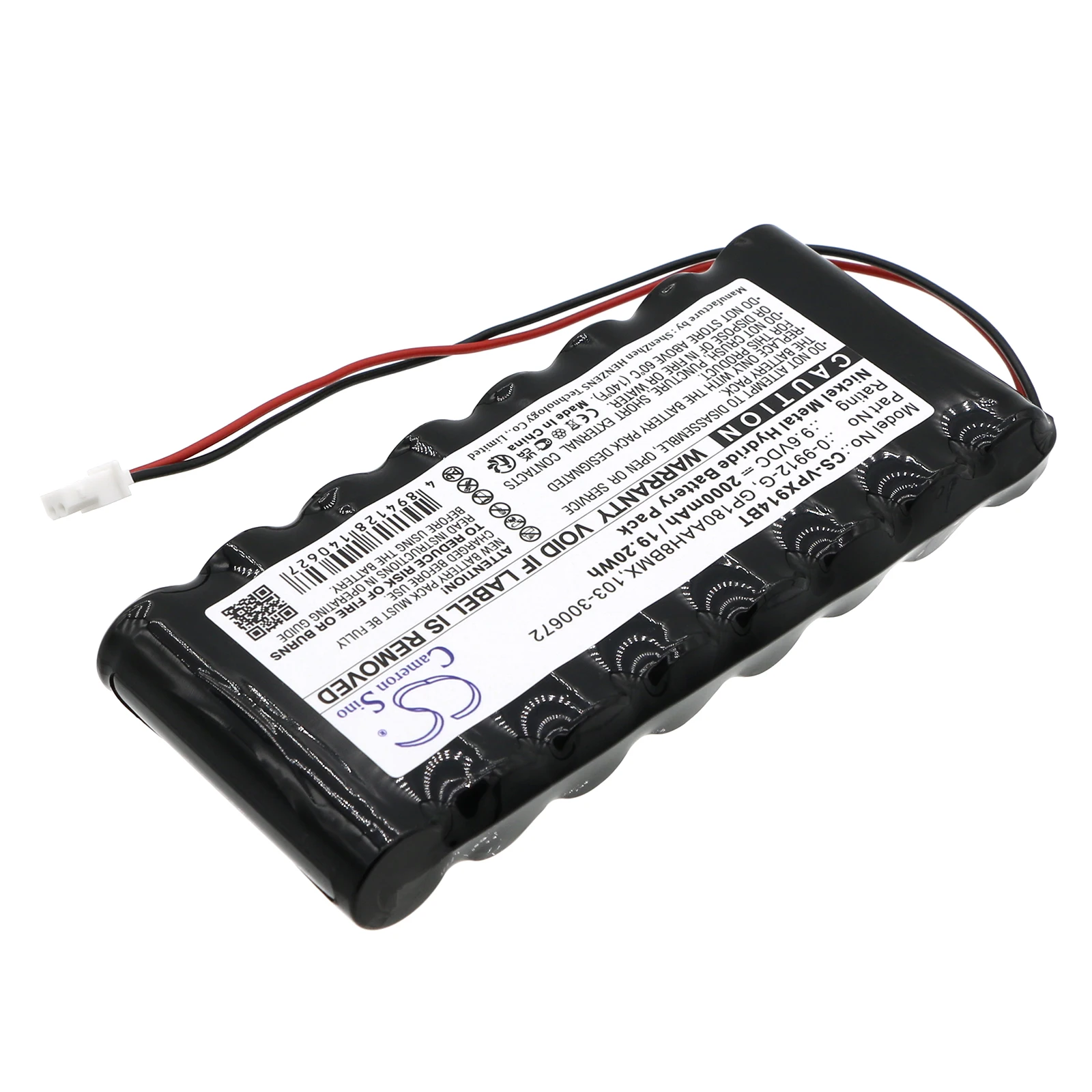 9.6V 2000mAh Alarm System Battery for Visonic Powermax Pro Control Panel, Amber Select, GT64, AmberLink Emergency Response +TOOL