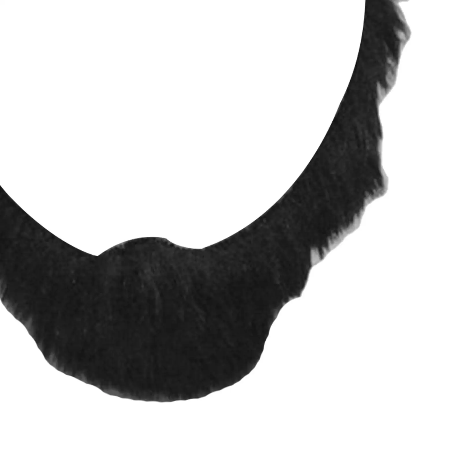 Accesorios de disfraz de barba falsa, accesorios, pelo facial falso, barba de franela