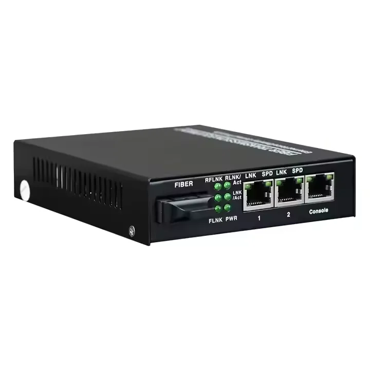

Управляемый оптоволоконный медиаконвертер Конвертер оптоволокна в Ethernet SC FC LC