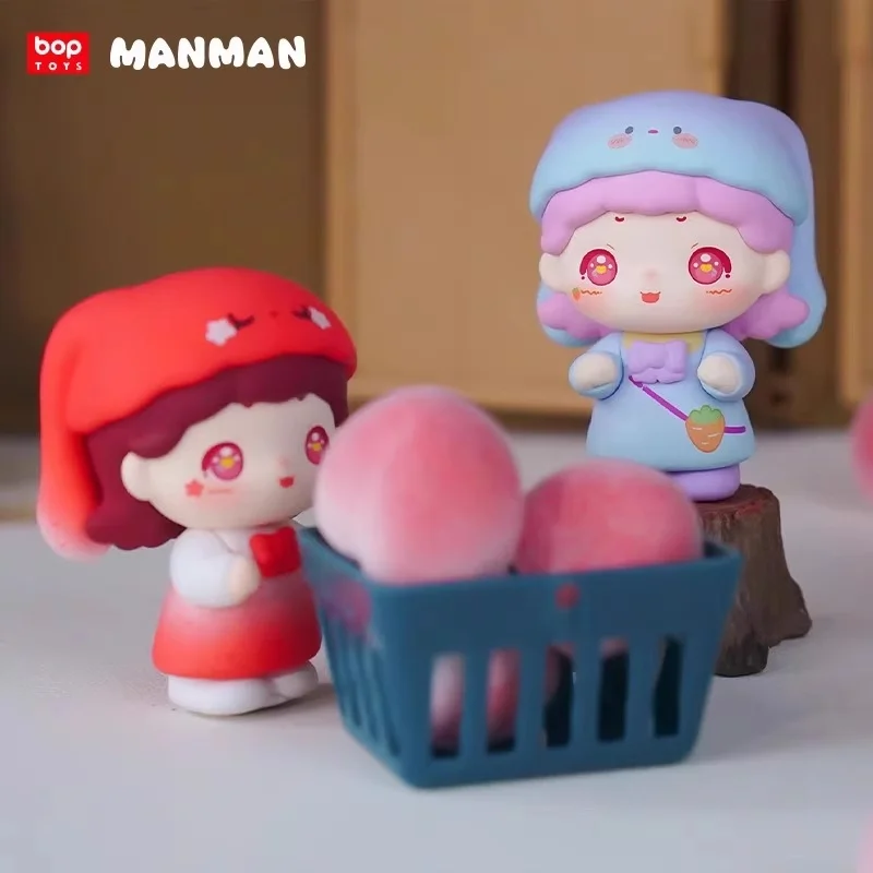 Authentische, heiß verkaufte MANMAN gedämpfte Brötchen, kleine und abenteuerhafte Bauernhöfe, Blindboxen, Figuren, Geschenke, süße Puppen, süßes Granulat