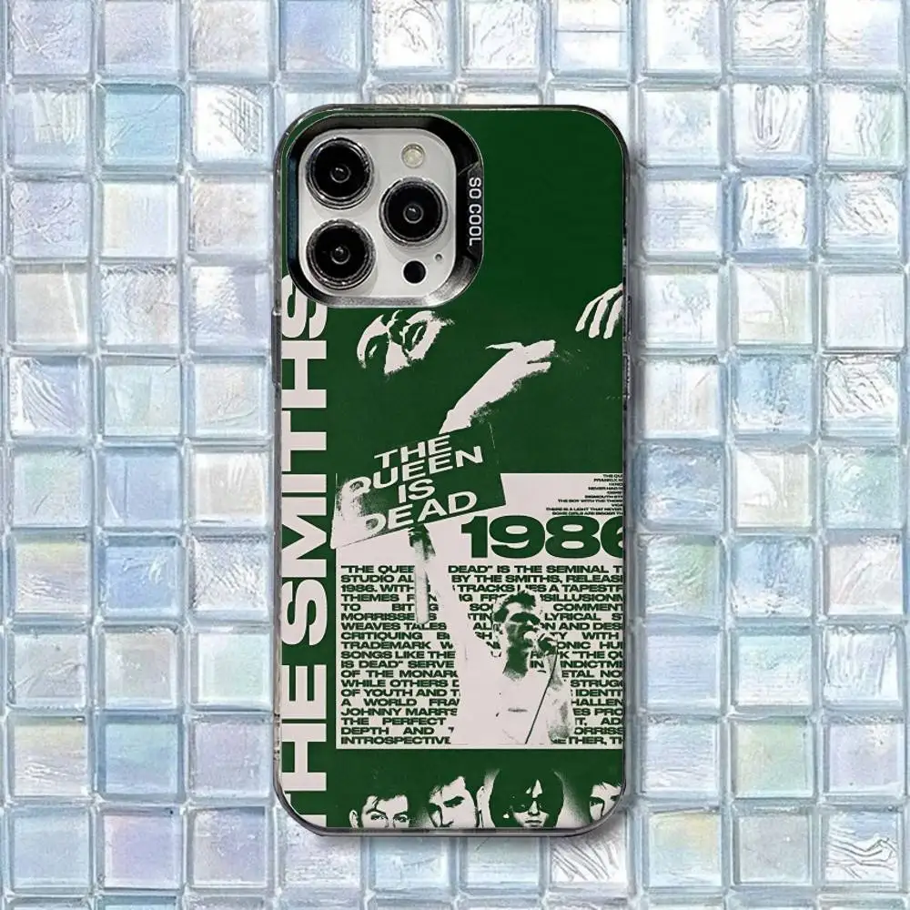 ザ・スミス ザ・クイーン・イズ・デッド iPhone 16,15,14,13,12,11,8,7,Pro,Max,Plus,Mini,XS,SE用 耐衝撃マットケース