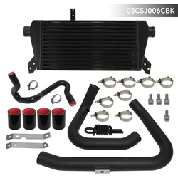 Upgrade Front Mount Intercooler Kit Fit For  VW Passat Audi A4 B5 1996-2001 1.8T Black