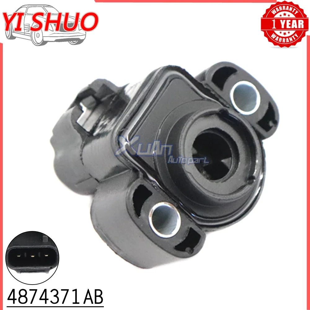 

XUAN THROTTLE POSITION SENSOR TPS SENSOR 4874371AB For Jeep Cherokee Dodge Dakota Viper 2.5L 4.0L 1997-2001