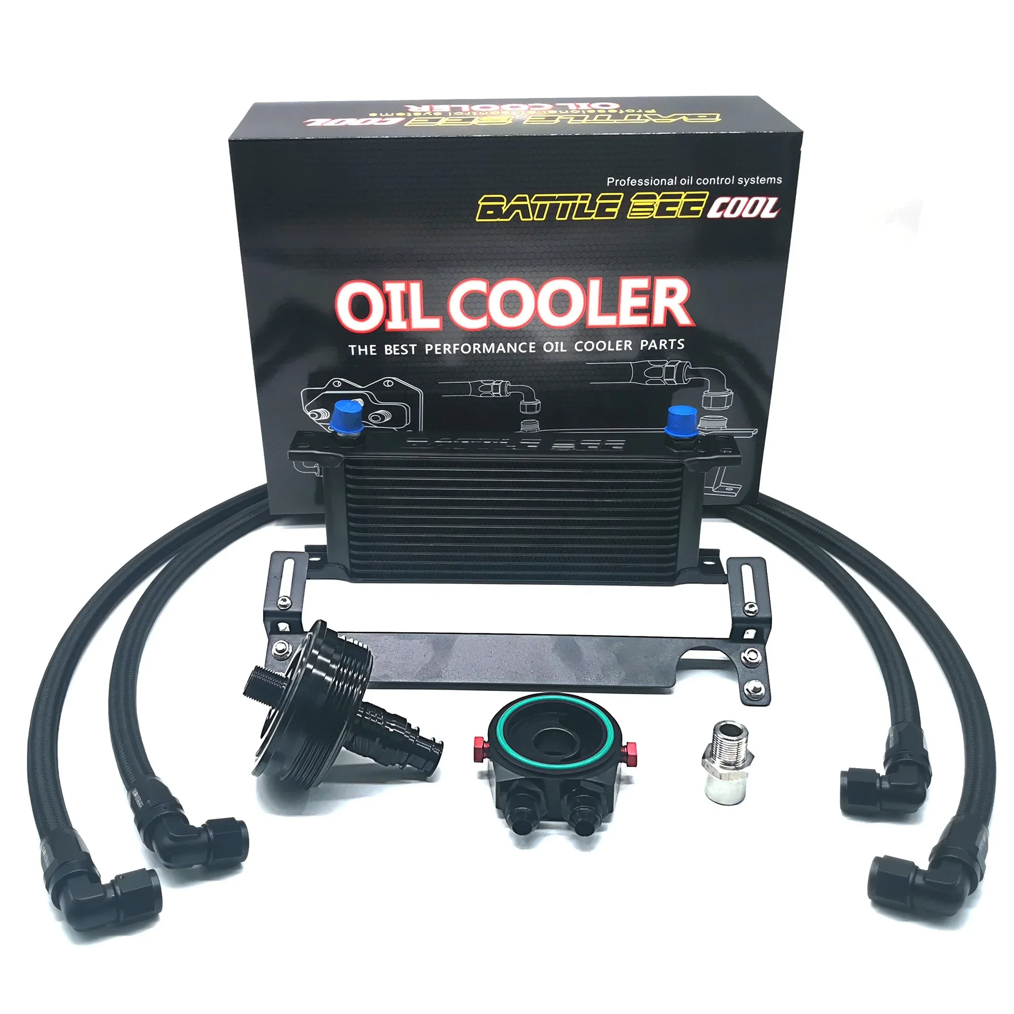 

Комплект масляного радиатора для двигателя BMW N45 N46, черный, с оплеткой из нержавеющей стали