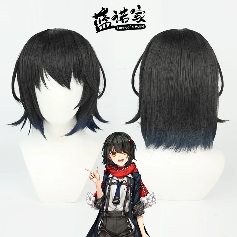 

Anime Virtual YouTuber NIJISANJI Mashiro Meme Cosplay Wig Anime Game Roleplay Party Costume Prop Synthetic Hair Heat