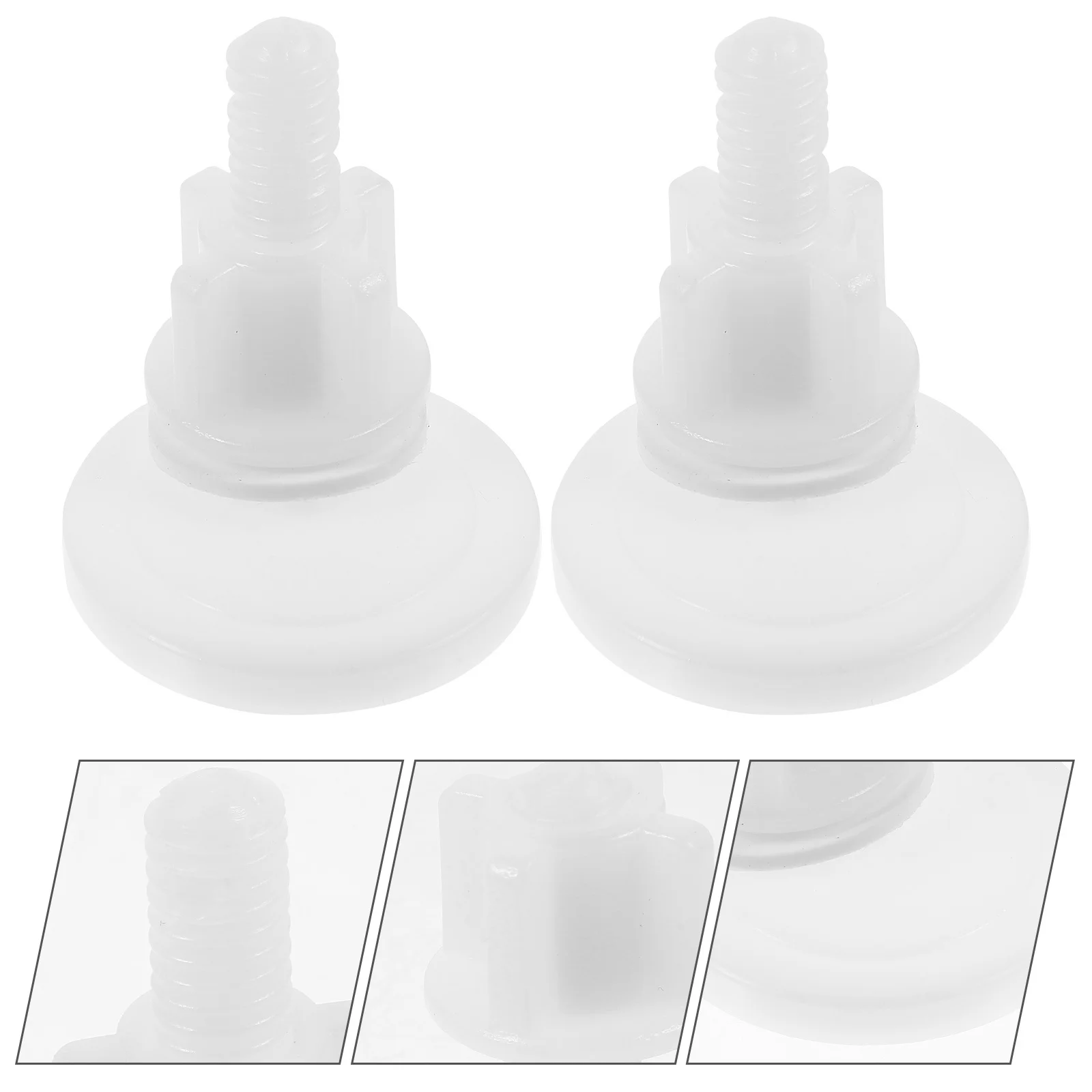 

4Pcs Toilet Seat Screws Replacement ABS Fixing Screws Repair Bolts for Toilet Seat Covers Mounting Accessories