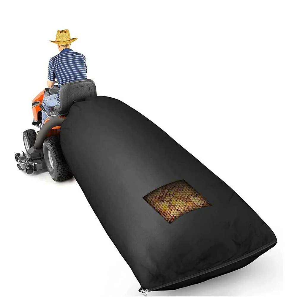 Lawn Tractor Grass Catcher Bag Leaf Collector Leaf Bagger for Riding Lawn Mower 78.7x51.1in Wear-Resistant Large Capacity