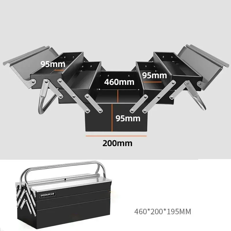 Caja organizadora de herramientas para mecánicos de automóviles, piezas de almacenamiento de electricista, cajones, estuche multifuncional,