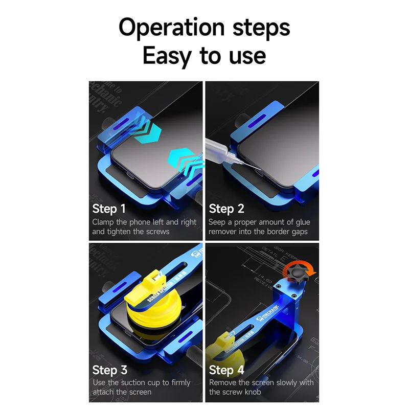 MECHANIC CP7 Multifunctional Screen Separator Universal Clamp Tool Kit For Mobile Phone Quick LCD Splitter Repair Hand Tools