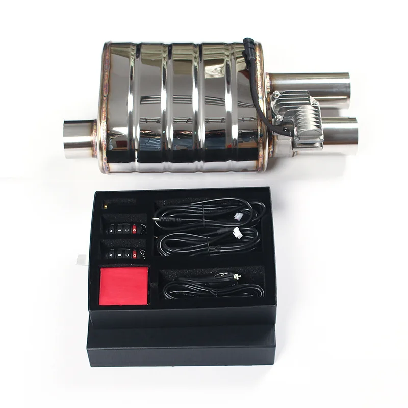 Automobile exhaust valve drum, can be fine-tuned electric modification electronic sports car sound wave manual mid-tail section