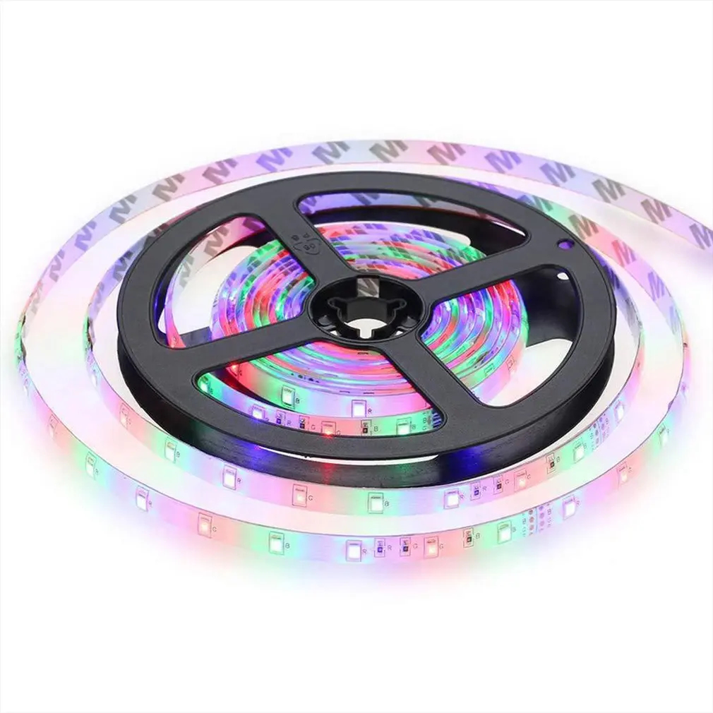 New RGB Color Changing Soft Strip LED Lights For Bedroom Led Strip Lights With Remote For Room Home Decoration Led Light Strips