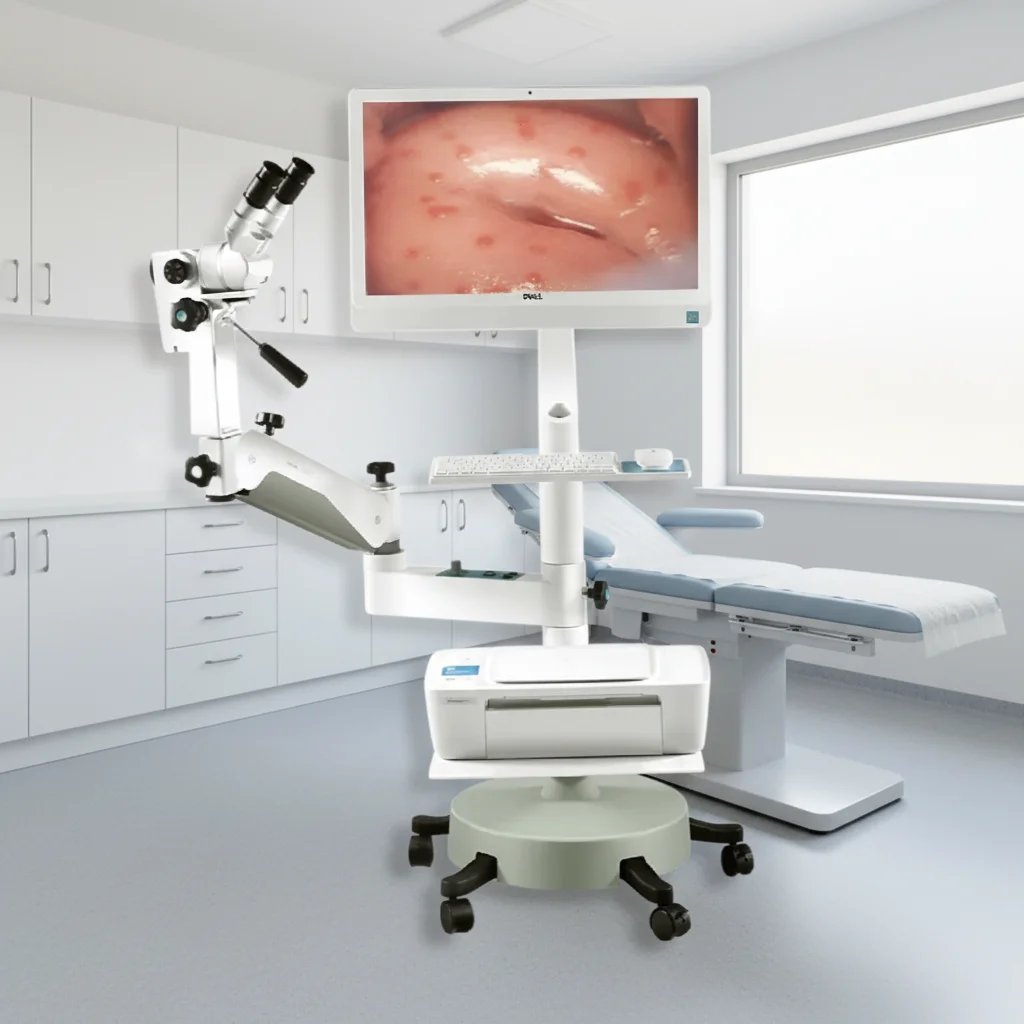 Optical Cervical Diagnosis Professional Optical Colposcopy Equipment For Hospital Gynecology Examination