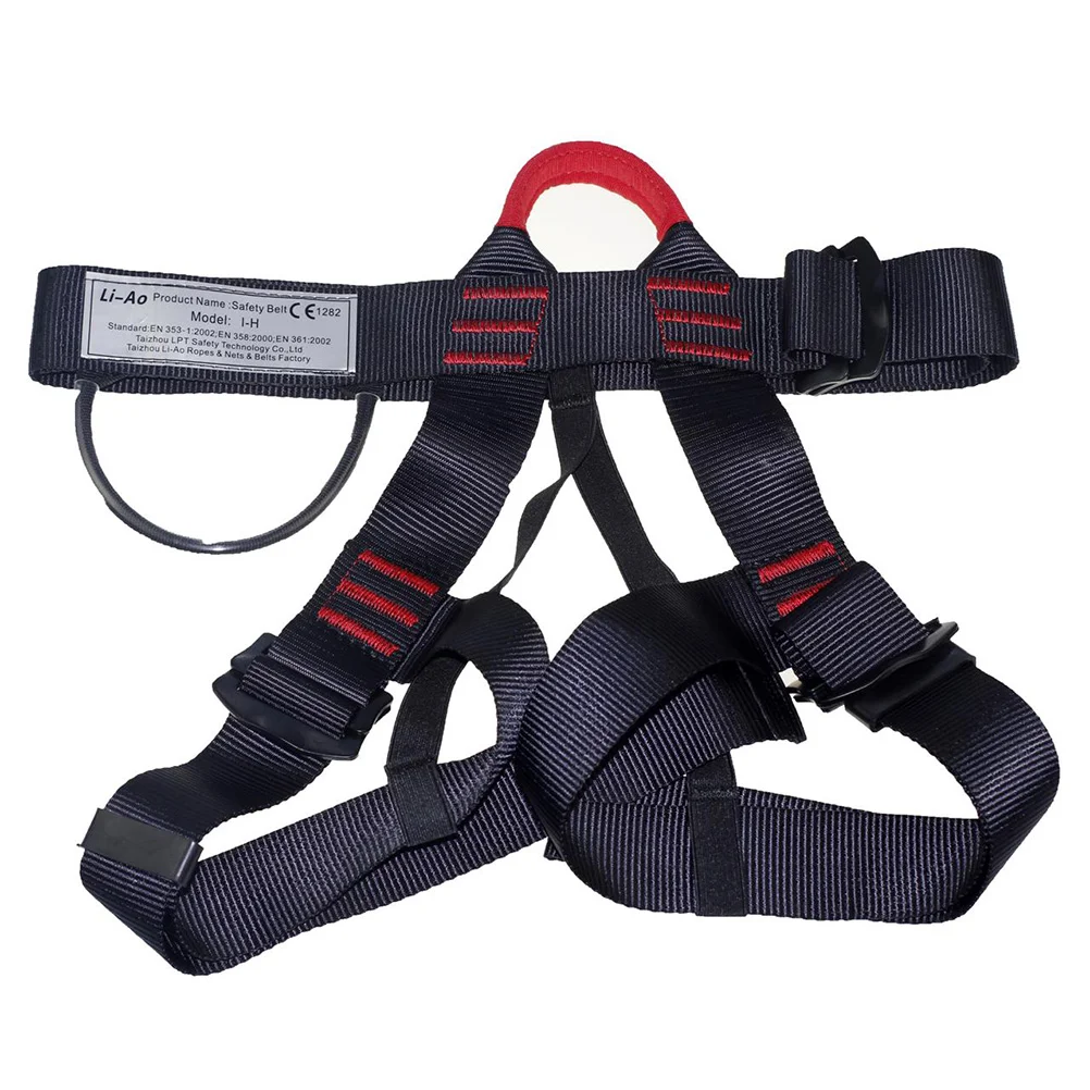 Outdoor Climbing Harness Protect Waist Safety Harness National Standard Half Body Safety Belt for Downhill Mountaineering