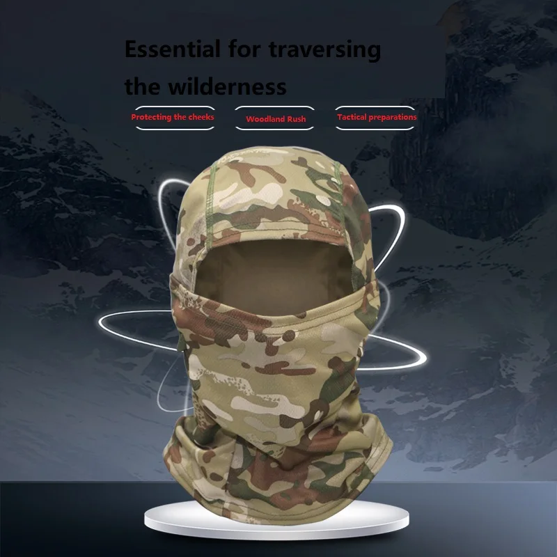 

Winter Full Face Protection Fishing Ski Mask Pullover Hat Face Shade Windproof Outdoor Survival Warm Camouflage Military Hat